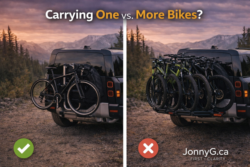 Carrying One vs. More Bikes