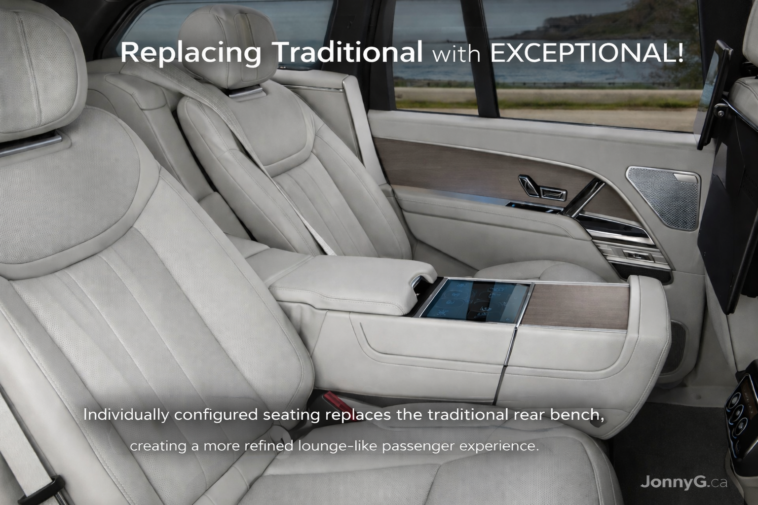 Exceptional Range Rover Executive Rear Seating