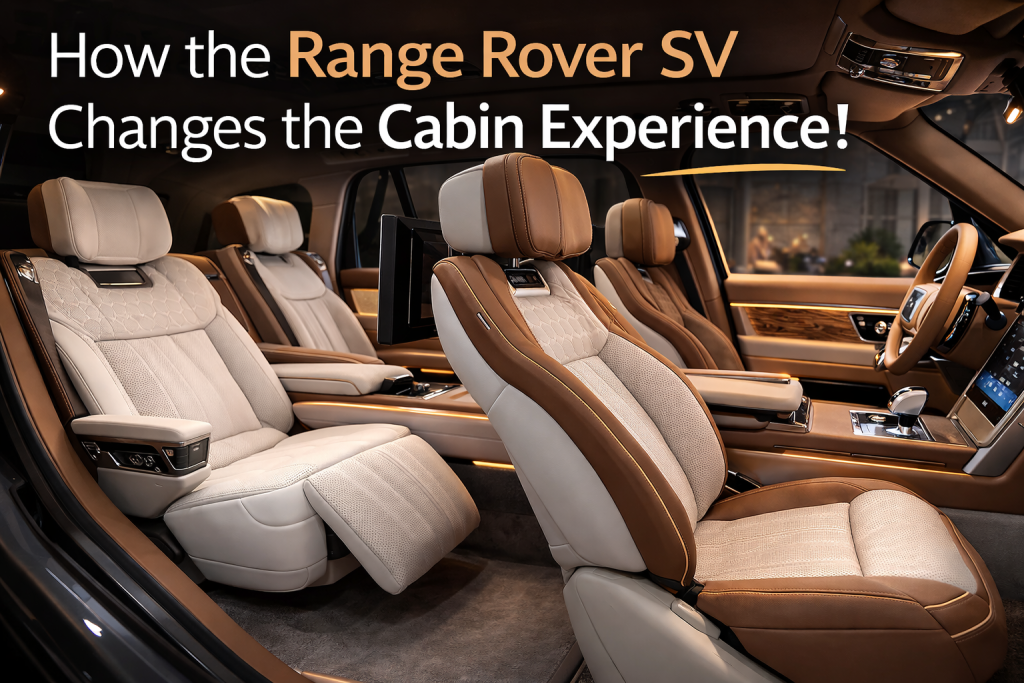 How the Range Rover SV changes the Cabin Experience