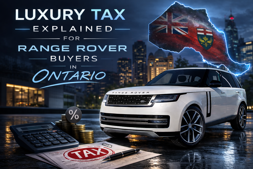 Luxury Tax Explained for Range Rover Buyers in Ontario