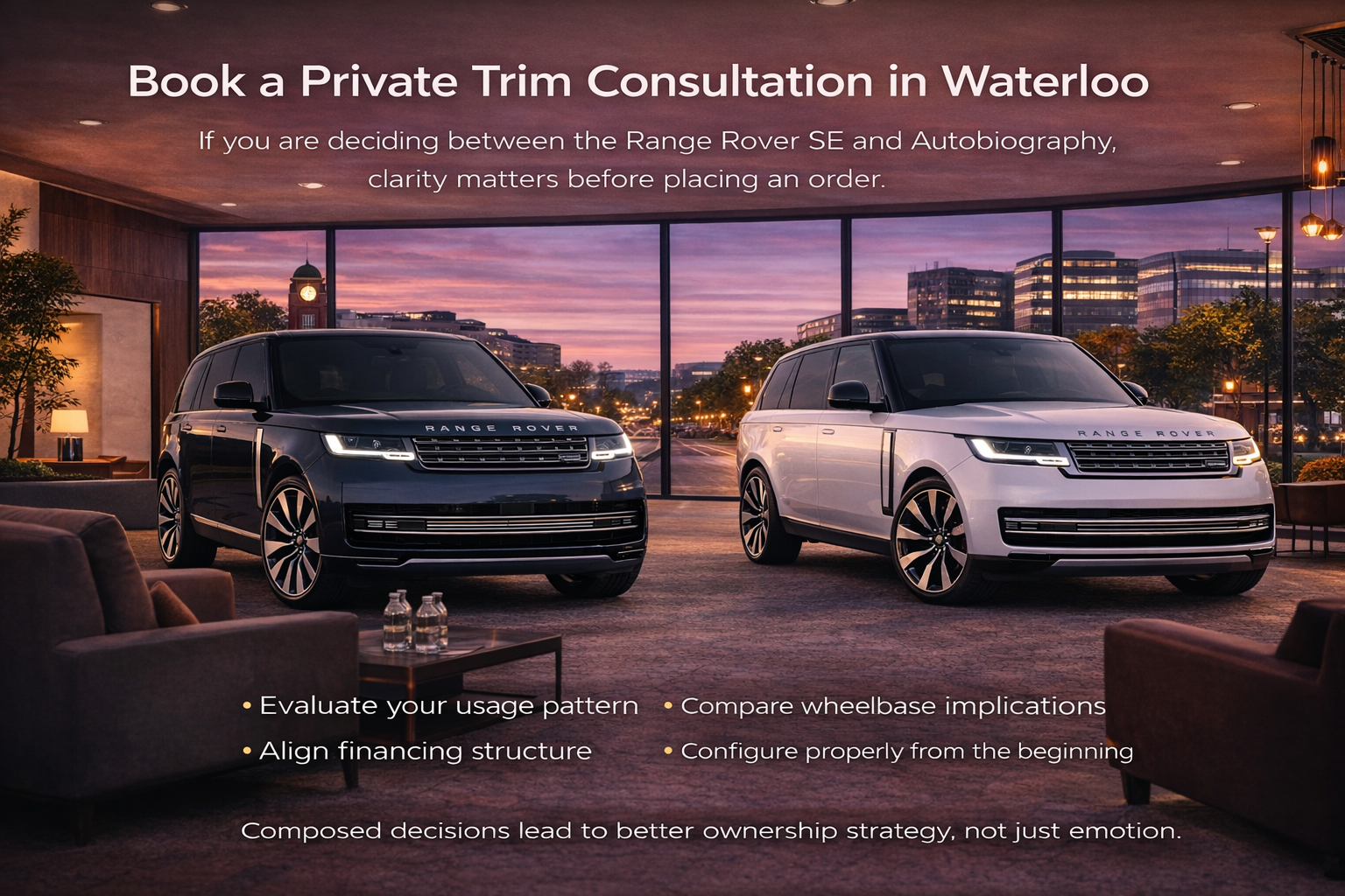 Range Rover SE vs Autobiography