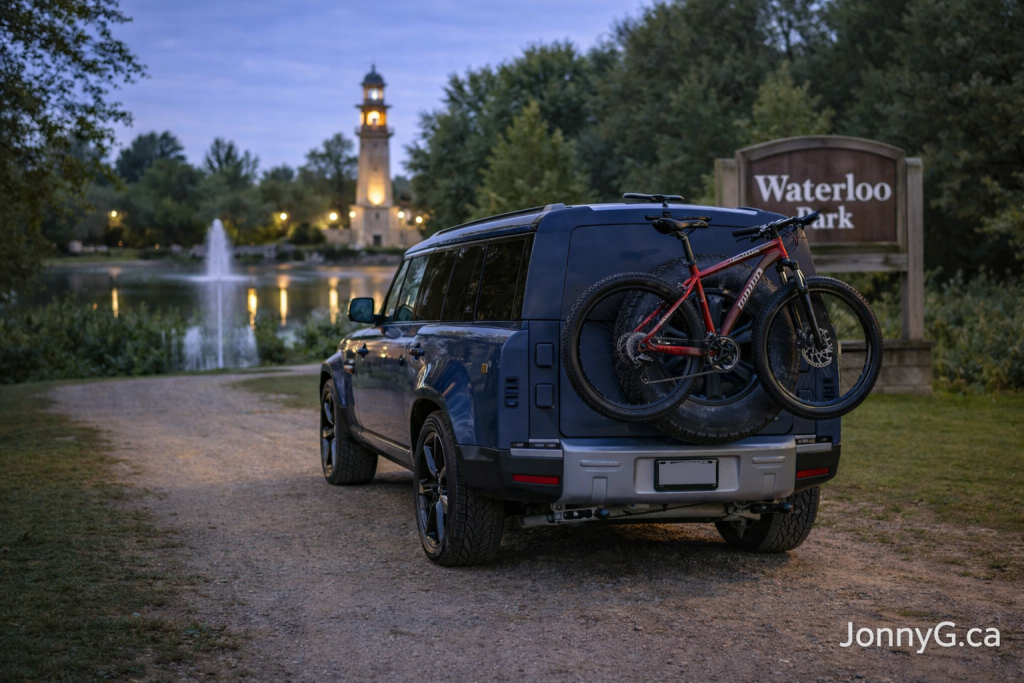 Spare Wheel Bike Rack Defender Waterloo Park